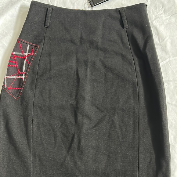 Aventures des Toiles black pencil skirt - Picture 1 of 6